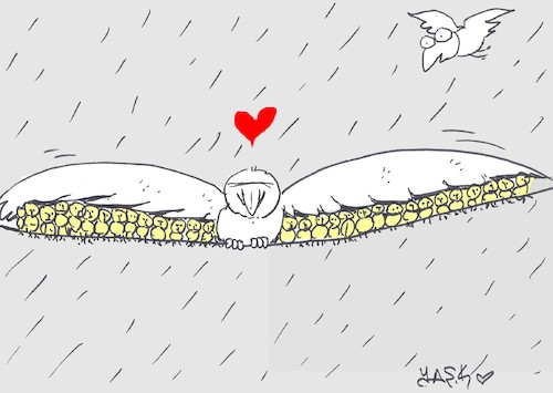 Cartoon: love (medium) by yasar kemal turan tagged love