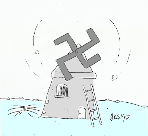Cartoon: Hollands new mill (medium) by yasar kemal turan tagged new,mill