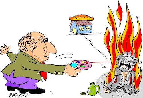 Cartoon: no comment (medium) by yasar kemal turan tagged no,comment