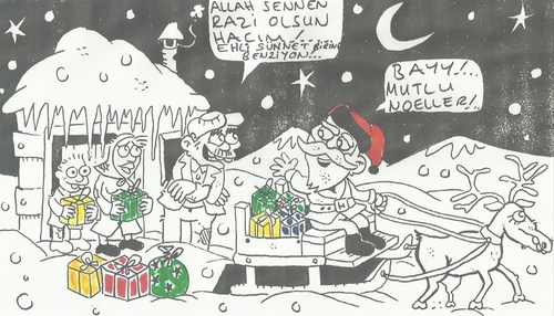 Cartoon: noel (medium) by yasar kemal turan tagged noel