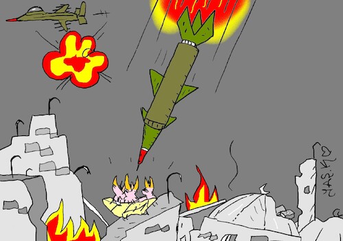 Cartoon: planned murder (medium) by yasar kemal turan tagged planned,murder