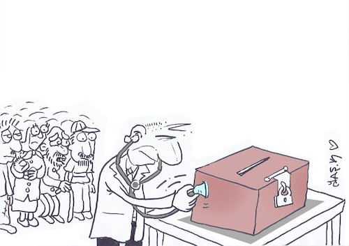 Cartoon: pulse (medium) by yasar kemal turan tagged pulse