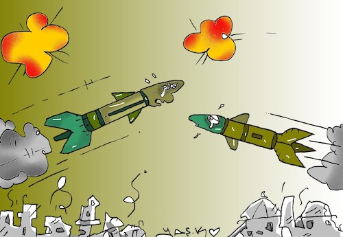 Cartoon: reasonable cartoon (medium) by yasar kemal turan tagged reasonable,cartoon