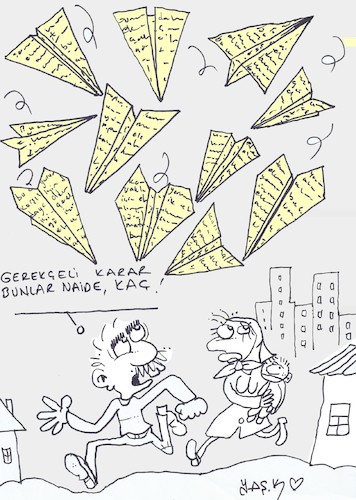 Cartoon: reasoned decision (medium) by yasar kemal turan tagged reasoned,decision