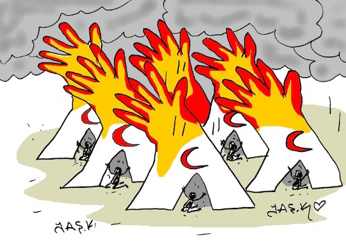 Cartoon: resort (medium) by yasar kemal turan tagged resort