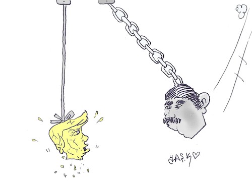 Cartoon: rigid (medium) by yasar kemal turan tagged rigid
