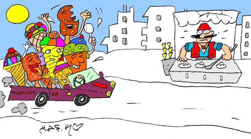 Cartoon: show business (medium) by yasar kemal turan tagged show,business