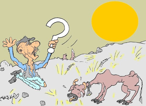 Cartoon: sickle (medium) by yasar kemal turan tagged sickle