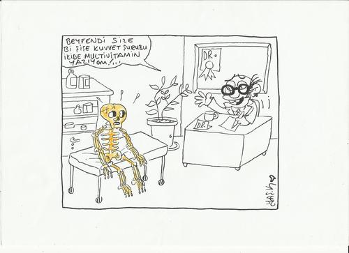 Cartoon: skeletal (medium) by yasar kemal turan tagged skeletal
