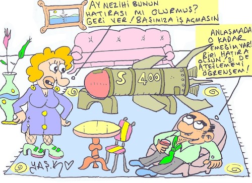 Cartoon: souvenir (medium) by yasar kemal turan tagged souvenir