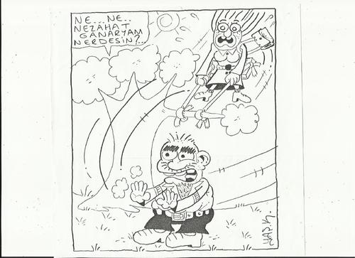 Cartoon: swing (medium) by yasar kemal turan tagged swing