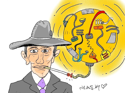 Cartoon: the greatest fascist Oppenheimer (medium) by yasar kemal turan tagged the,greatest,fascist,oppenheimer