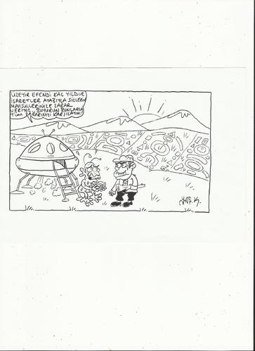 Cartoon: ufo (medium) by yasar kemal turan tagged ufo