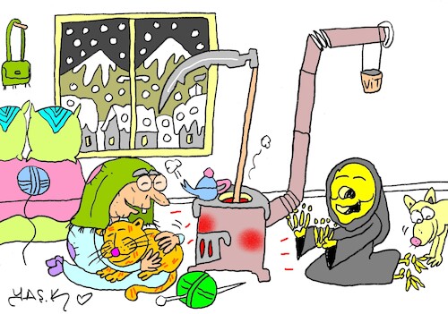 Cartoon: useful work (medium) by yasar kemal turan tagged useful,work