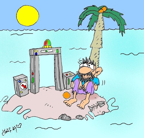 Cartoon: waiting (medium) by yasar kemal turan tagged waiting