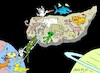 Cartoon: 3I ATLAS (small) by yasar kemal turan tagged 3i,atlas