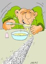 Cartoon: a sip of life (small) by yasar kemal turan tagged sip,of,life
