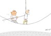 Cartoon: along the line (small) by yasar kemal turan tagged along,the,line