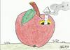 Cartoon: Apple has established (small) by yasar kemal turan tagged apple has established