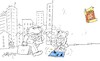 Cartoon: artificial lives (small) by yasar kemal turan tagged artificial,lives