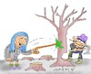Cartoon: Akbelen (small) by yasar kemal turan tagged akbelen