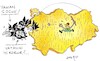Cartoon: Atatürk (small) by yasar kemal turan tagged atatürk