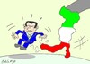 Cartoon: bunga..bunga (small) by yasar kemal turan tagged berlusconi,italy,resignation