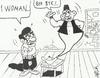 Cartoon: right genie (small) by yasar kemal turan tagged genie