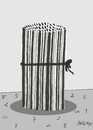 Cartoon: crisis (small) by yasar kemal turan tagged crisis barcode economy