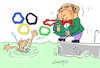 Cartoon: damn the olympics (small) by yasar kemal turan tagged damn,the,olympics