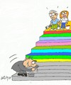 Cartoon: fear of the color (small) by yasar kemal turan tagged fear,of,the,color