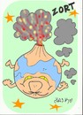 Cartoon: Grimsvötn volcano (small) by yasar kemal turan tagged grimsvötn volcano disaster iceland europe world space