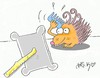 Cartoon: Hair care (small) by yasar kemal turan tagged hair care