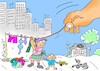 Cartoon: measured touch (small) by yasar kemal turan tagged measured,touch