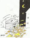 Cartoon: NAUSEA-ballot box (small) by yasar kemal turan tagged ballot,election,box,turkey