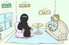 Cartoon: Overview (small) by yasar kemal turan tagged overview veiling zealot love picture