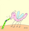 Cartoon: pipette (small) by yasar kemal turan tagged pipette,mosquito