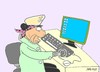 Cartoon: hacker (small) by yasar kemal turan tagged pirate,ed,computer,internet
