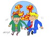 Cartoon: poisonous love (small) by yasar kemal turan tagged poisonous,love