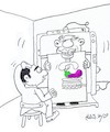Cartoon: rich stomach (small) by yasar kemal turan tagged rich,stomach
