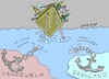 Cartoon: siege (small) by yasar kemal turan tagged siege