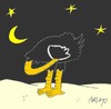 Cartoon: sleep (small) by yasar kemal turan tagged sleep,ostrich