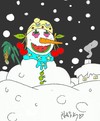 Cartoon: summer snowman (small) by yasar kemal turan tagged summer,snowman