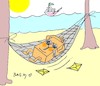 Cartoon: sunburn (small) by yasar kemal turan tagged sunburn