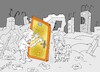Cartoon: the gate of heaven (small) by yasar kemal turan tagged the,gate,of,heaven