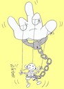 Cartoon: two live (small) by yasar kemal turan tagged two,live