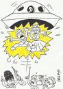 Cartoon: ufo attack (small) by yasar kemal turan tagged kate and william