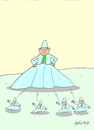 Cartoon: whirling dervish (small) by yasar kemal turan tagged whirling,dervish,konya,mevlana,cub