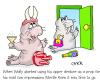 Cartoon: Mad Cow Impressions (small) by carrtoons tagged walrus,mad,cow,john,carr