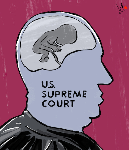 Cartoon: SfeTUS (medium) by Emanuele Del Rosso tagged roevwade,supreme,court,usa,abortion,roevwade,supreme,court,usa,abortion